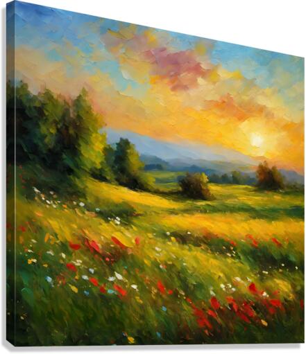 Mellow Meadow Canvas Print