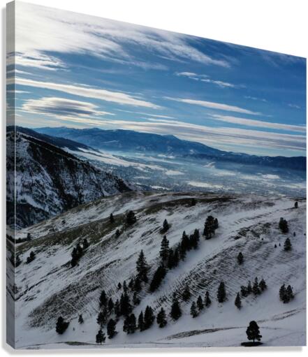 Mt. Jumbo Winter Canvas Print