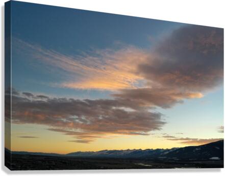 Bitterroot Valley Sunset Canvas Print