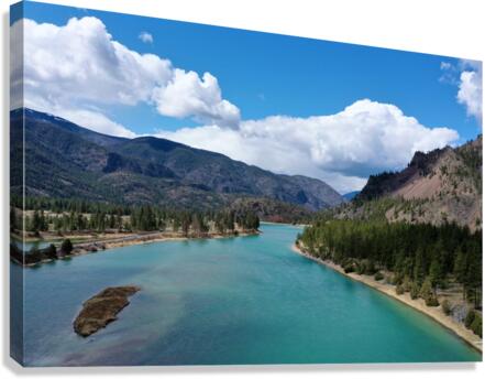 Flathead River Canvas Print