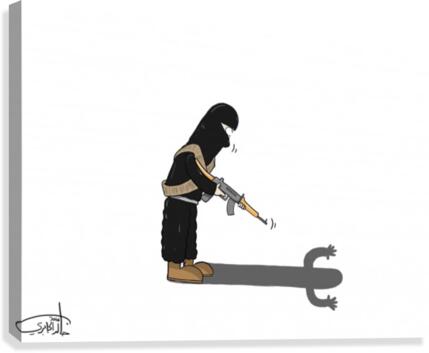 Terrorism Canvas Print