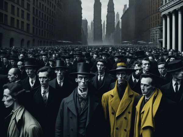 New York 1921 - Digital Art by Con