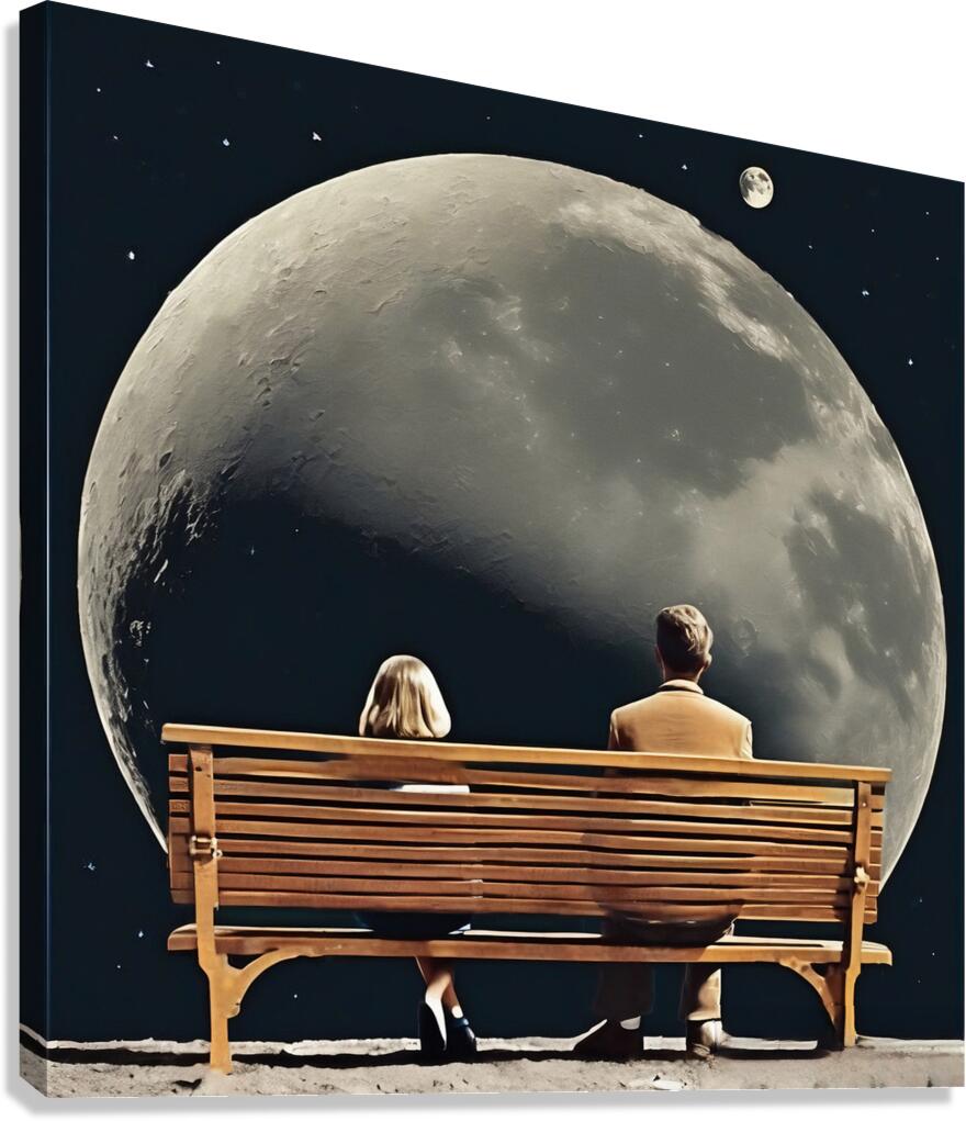 Moonlit Rendezvous Canvas Print