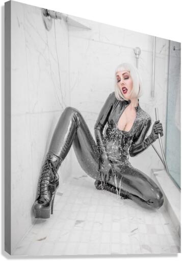 Evilyn13 - Shower Time - Ltd Edition Canvas Print