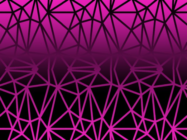 Polygon Purple Print