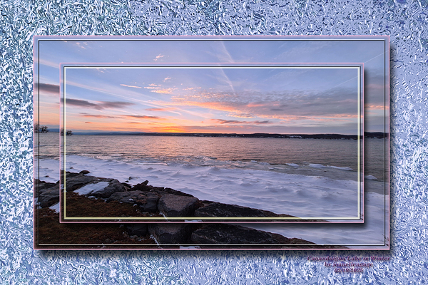 Canandaigua Lake in Winter Print
