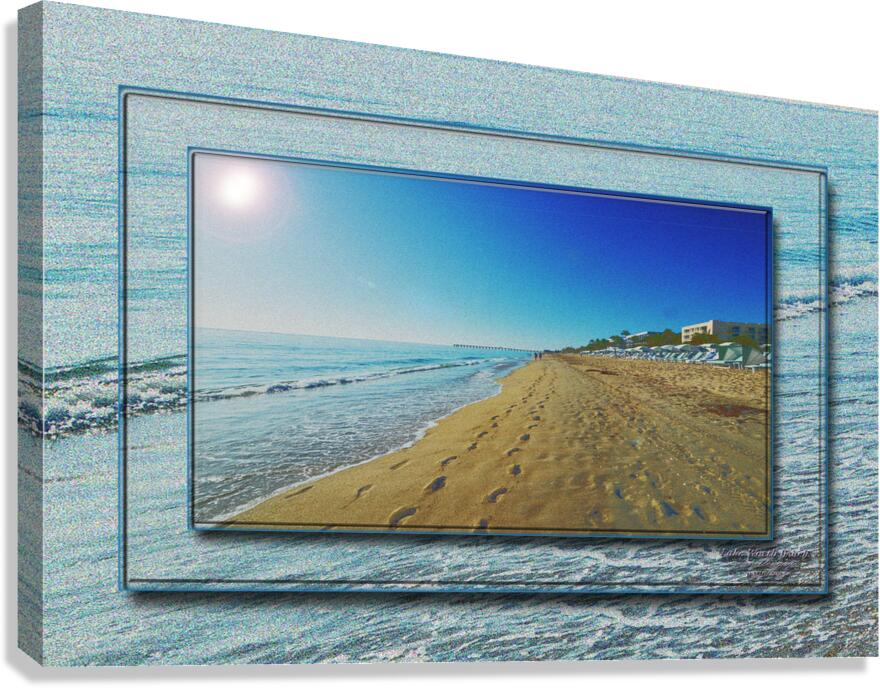 Lake Worth Beach DF Canvas Print