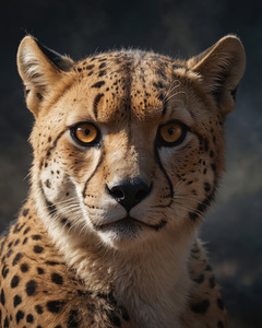 Close Up Portrait of a Cheetah