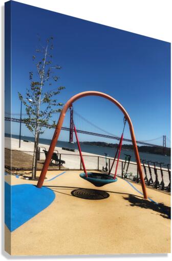 Lisbon playground  Canvas Print