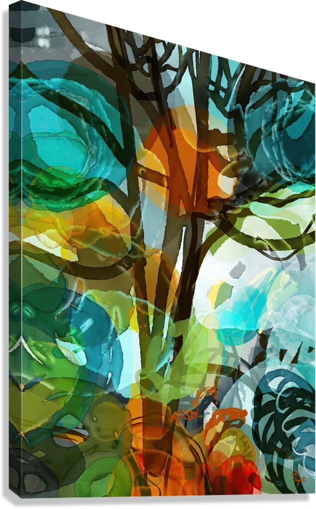L arbre enchante Canvas Print
