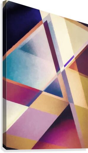 Composition des Pyramides Canvas Print