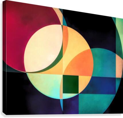 Composition Planétaire Canvas Print