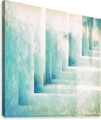 Composition Patinée Canvas Print