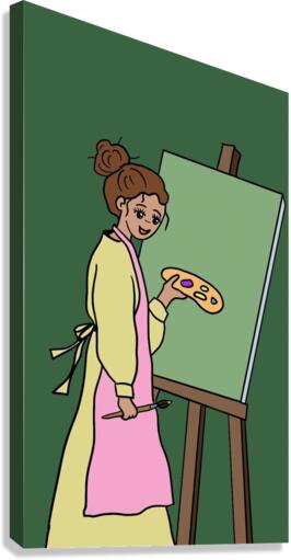 Artist Canvas Print