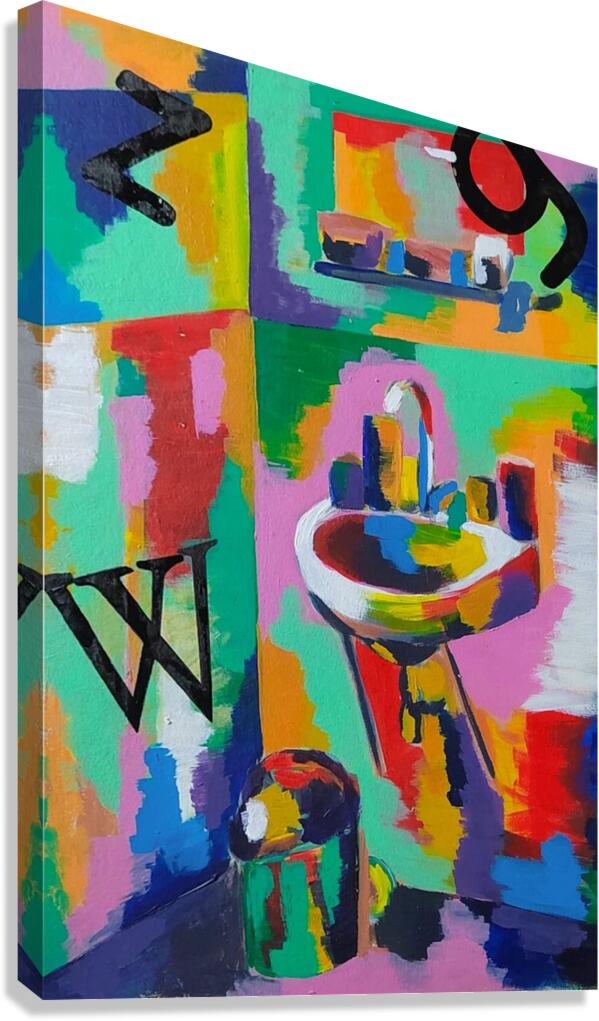 Expressive Acrylic  Canvas Print