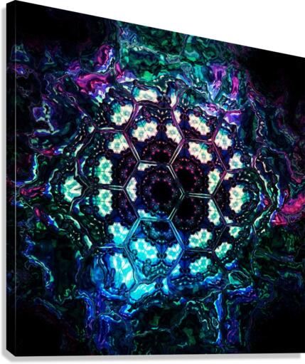 Hexwiggles Canvas Print