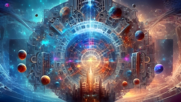 Contemplation of Multidimensional Possibilities.j by Beautiful Digital Art