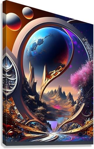 Dimensional Dreamscape  Canvas Print