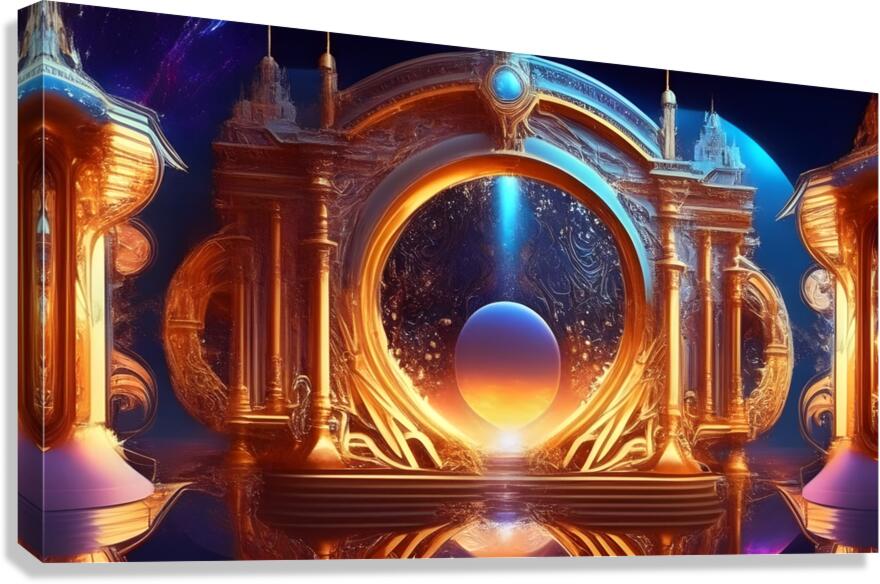 Celestial Portal Canvas Print