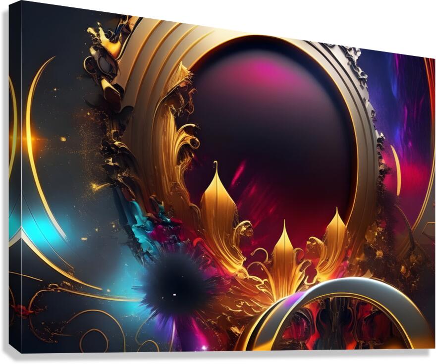 Chromatic Abstract Canvas Print