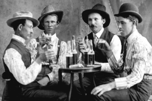 Found and Restored - My Dudes  - From an Antique Cabinet Card