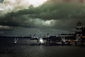 Found and Restored - PBM Mariner in the French Riviera - Kodachrome