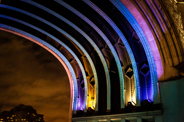 Street Photography - Rainbow Bridge - London UK Print