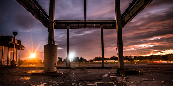 Architectural Photography - Not There Anymore - Lake St. Louis MO Print