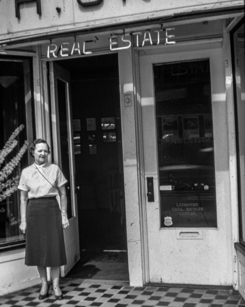 Found and Restored - O.G. Real Estate Agent - Kodachrome Slide Print