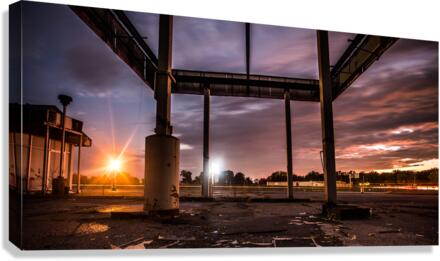 Architectural Photography - Not There Anymore - Lake St. Louis MO Canvas Print