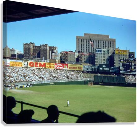 Found and Restored - San Bernadino Minor League Ball Park - Kodachrome Canvas Print