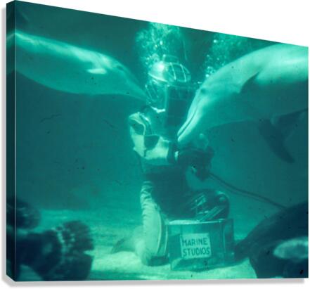 Found and Restored - Hello Friends  - Kodachrome Canvas Print