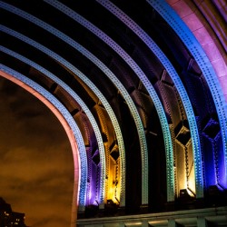 Street Photography - Rainbow Bridge - London UK