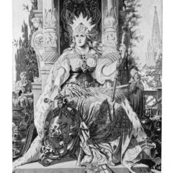 Found and Restored - Europe - 1888 Panorama of Nations - Book Etching