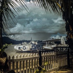 Found and Restored - PBM Mariner with Marines - 1940s Kodachrome