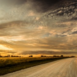 Nature Photography - Sunset Road - Quail Ridge Park MO