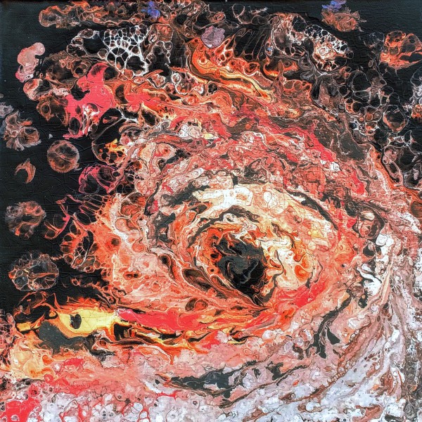 Lava wave Print