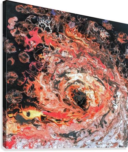Lava wave Canvas Print