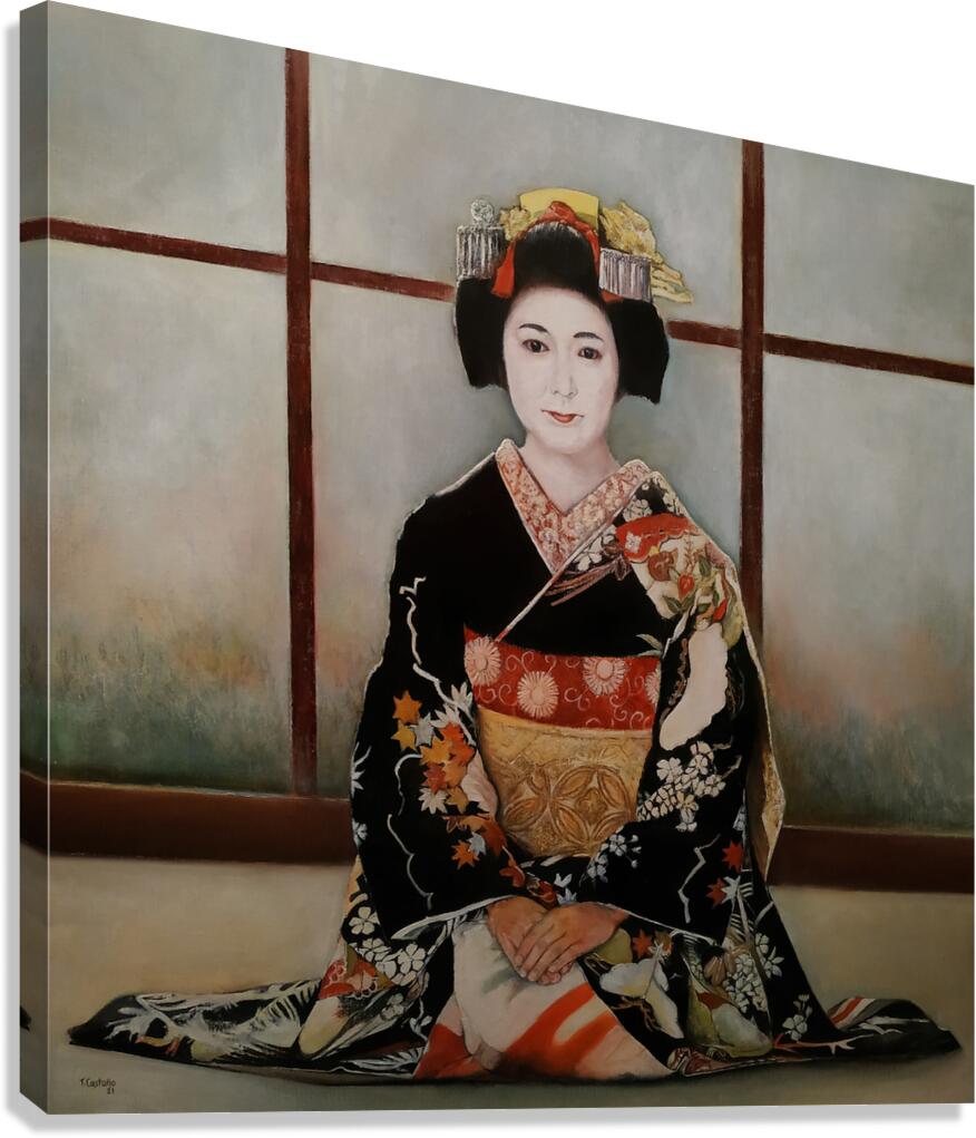  Geisha1 Canvas Print