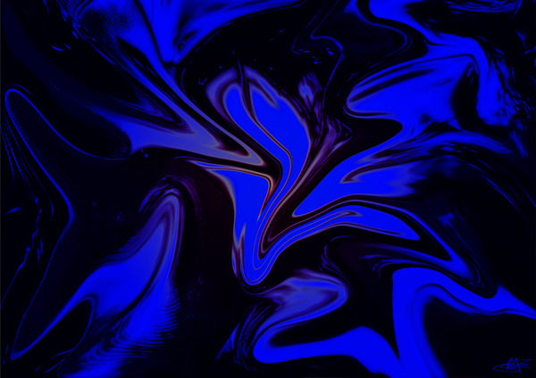 ELECTRIK BLUE Print