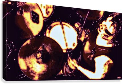 FUNKY DRUMS Canvas Print