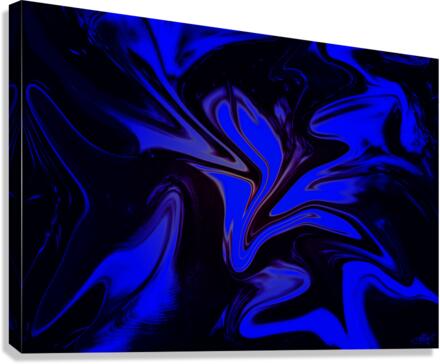ELECTRIK BLUE Canvas Print
