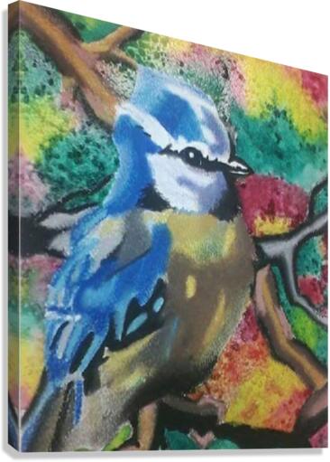 blue tit.v2 Canvas Print