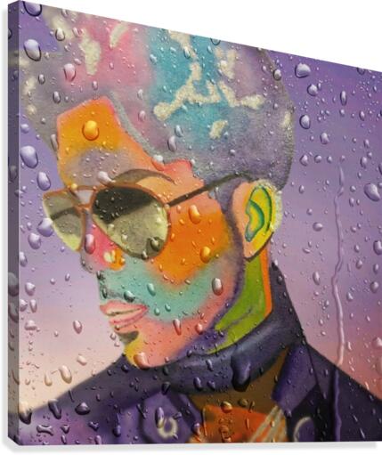 purple RAIN Canvas Print
