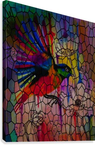 bird abstract.v1 Canvas Print