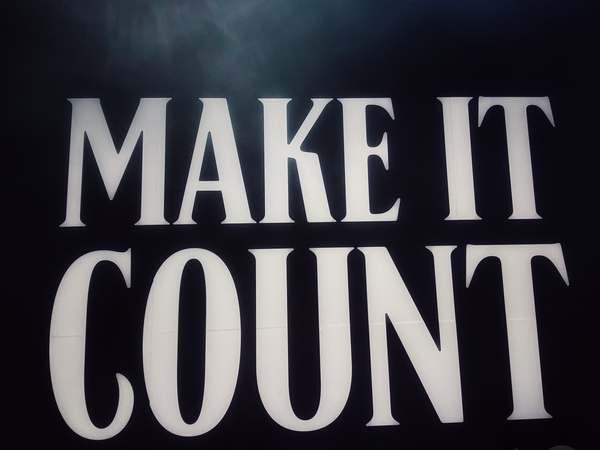 Make it count Print