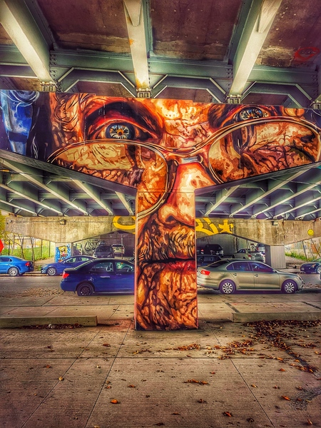 Old Man Underpass Print