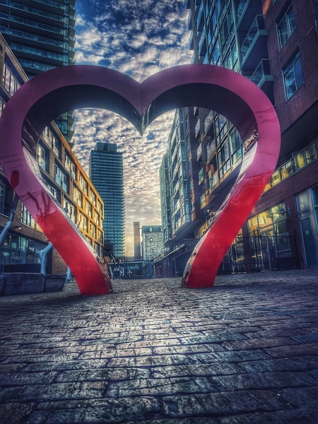 District Heart Print