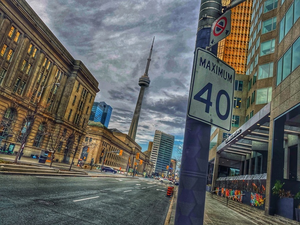 Toronto Front Street Print