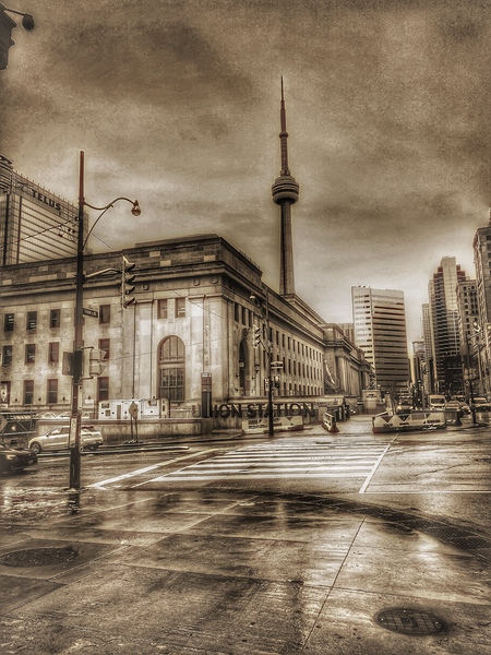 Vintage View Print